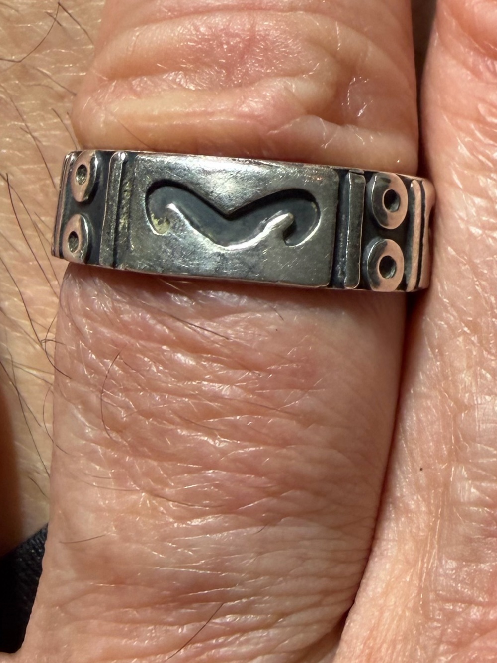 Vintage 925 Taxco Sterling Silver Mexico Ring 9.25